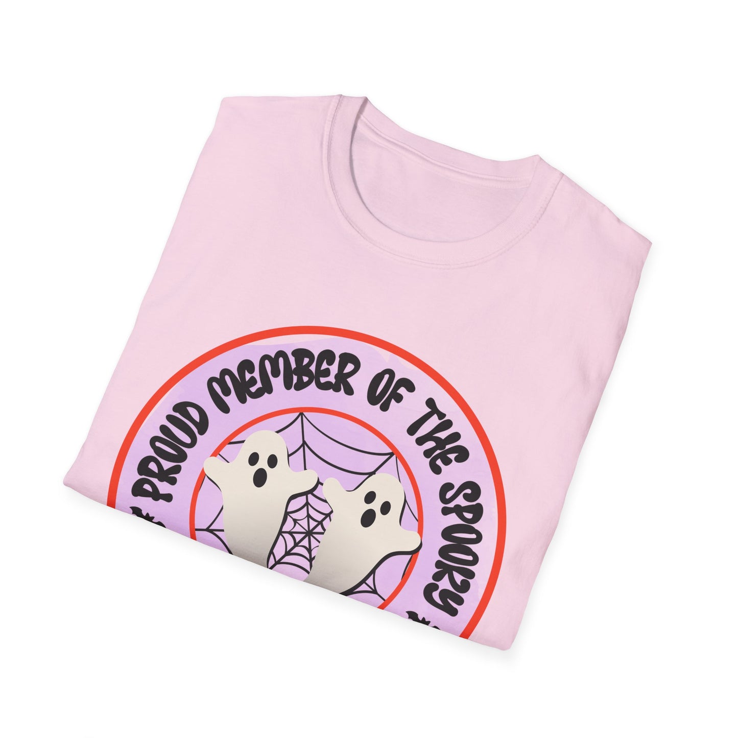 Spooky Squad Unisex T-Shirt, Halloween Tee, Cute Halloween Outfit, Casual Graphic Shirt, Witchy Apparel, Gift for Friends