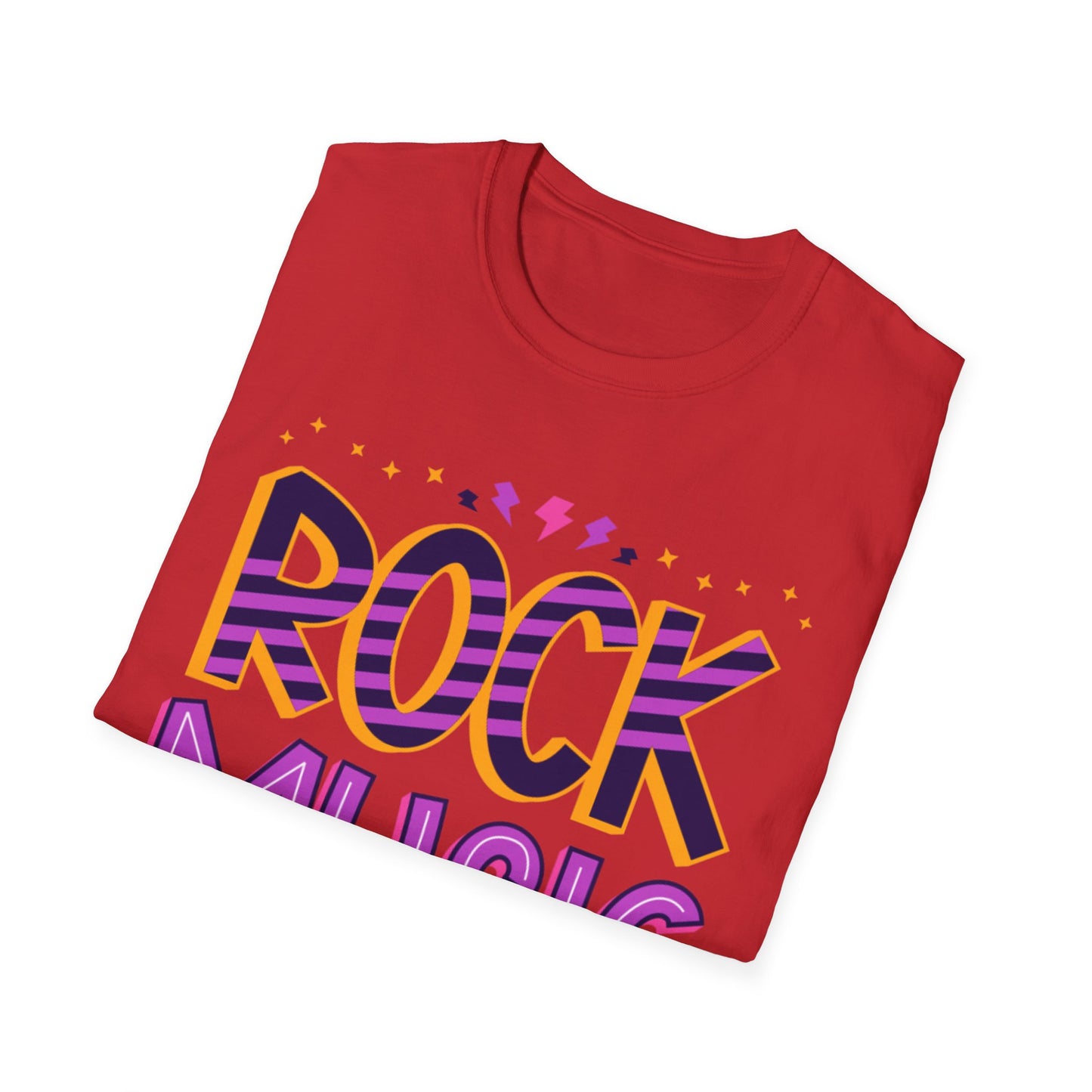 Rock Music Unisex Softstyle T-Shirt | Perfect for Concerts, Music Lovers, Gifts, Casual Wear, Festivals