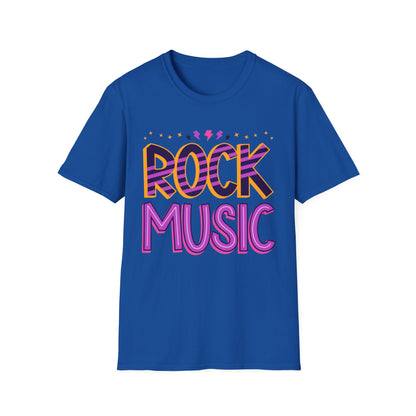 Rock Music Unisex Softstyle T-Shirt | Perfect for Concerts, Music Lovers, Gifts, Casual Wear, Festivals