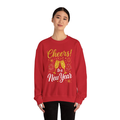 Cheers to a New Year Sweatshirt — New Year’s Eve Celebration Crewneck