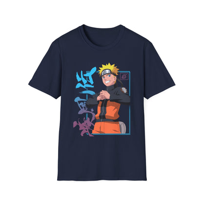 Anime-Inspired Unisex Softstyle T-Shirt - Naruto Design