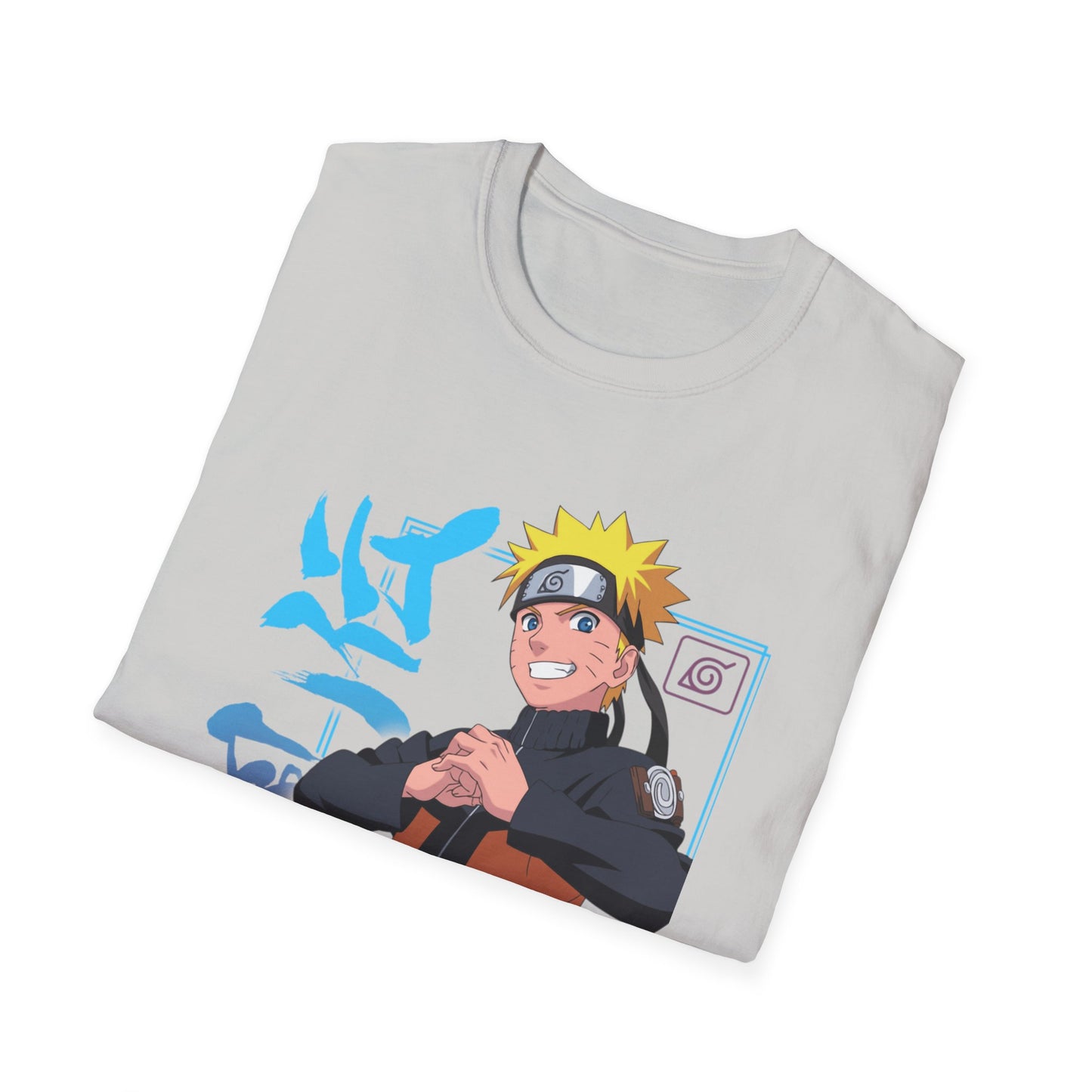 Anime-Inspired Unisex Softstyle T-Shirt - Naruto Design