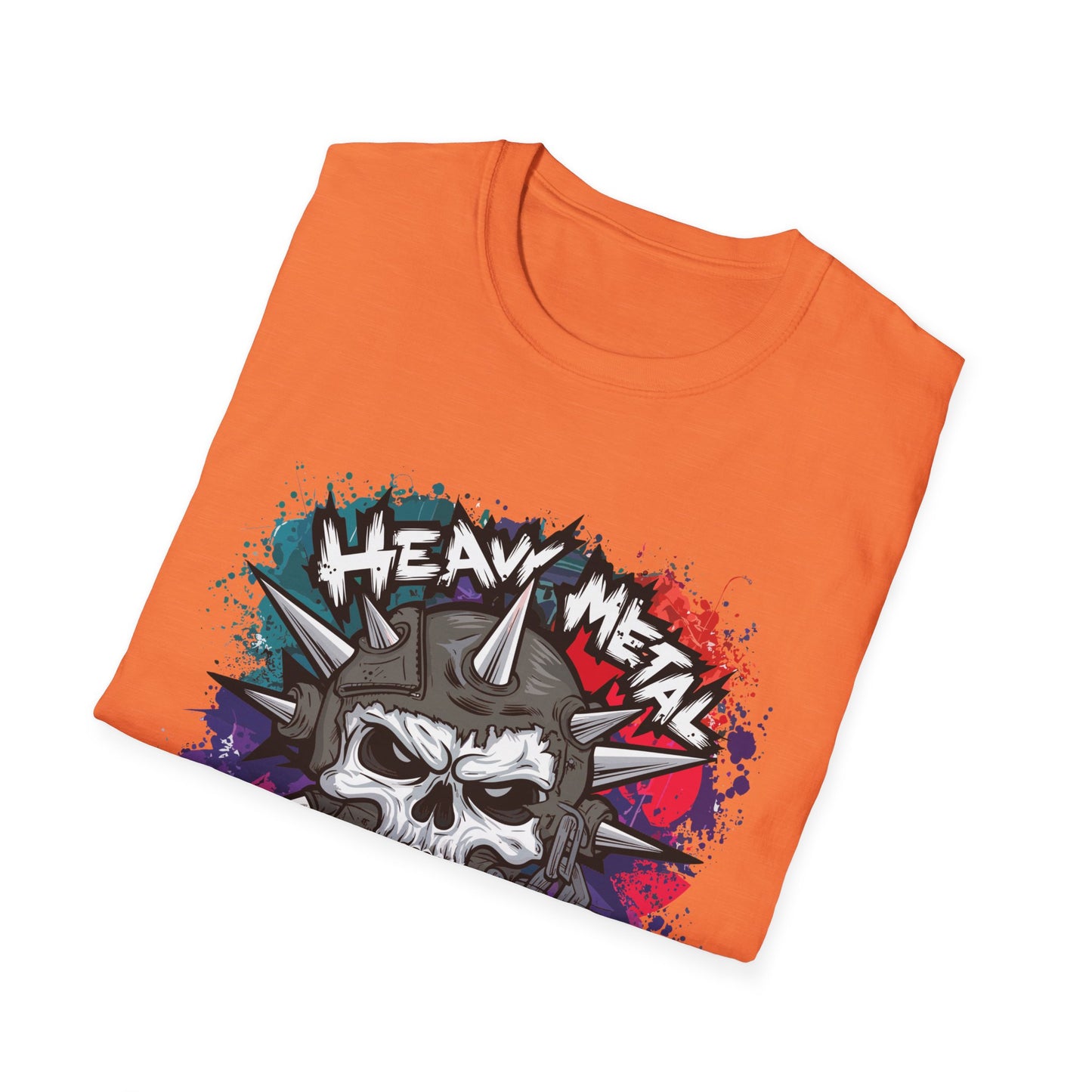 Heavy Metal Kingz Unisex Softstyle T-Shirt, Rock Music Tee, Gift for Metalheads, Concert Apparel, Edgy Graphic Shirt
