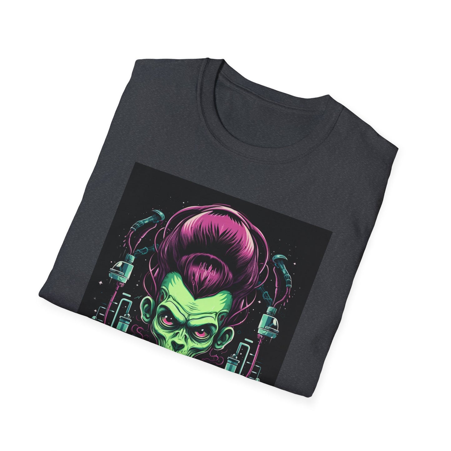Cosmic Sci-Fi Graphic T-Shirt - Unisex Softstyle