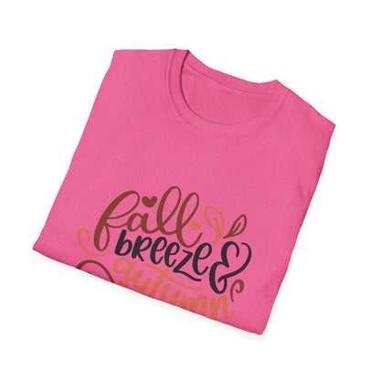 Cozy Autumn Unisex T-Shirt - Fall Breeze & Autumn Leaves, Seasonal Tee, Gift for Fall Lovers, Harvest Outfit, Stylish Casual Wear