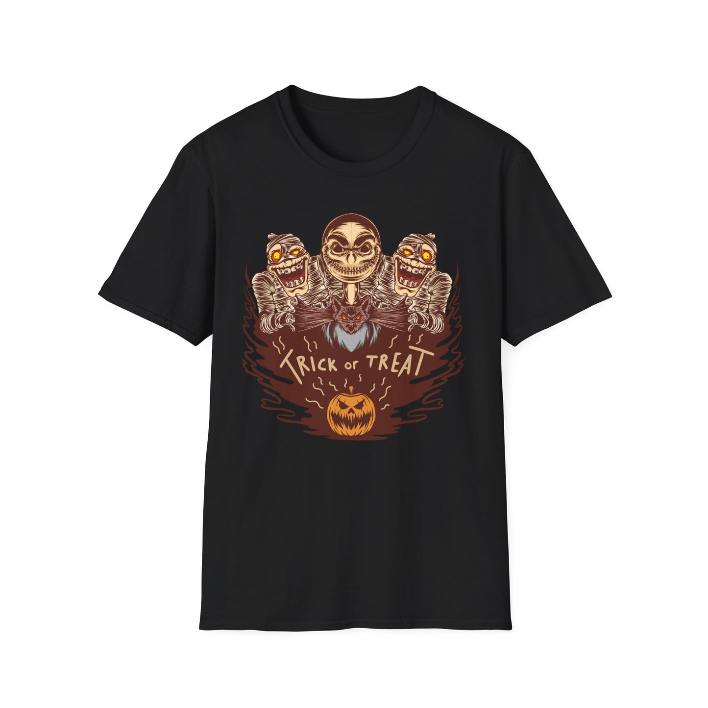 Halloween Trick or Treat Unisex T-Shirt, Spooky Shirt, Fall Fashion, October Celebration Tee, Halloween Costume Tee