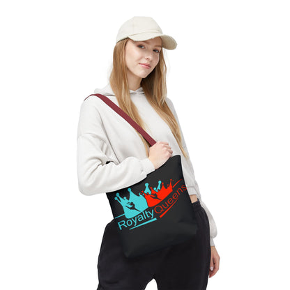 Royalty Queens Tote Bag - Stylish Dance Bag, Gift for Dancers, Reusable Grocery Tote, Unique Dance Accessories, Fashionable Beach Bag