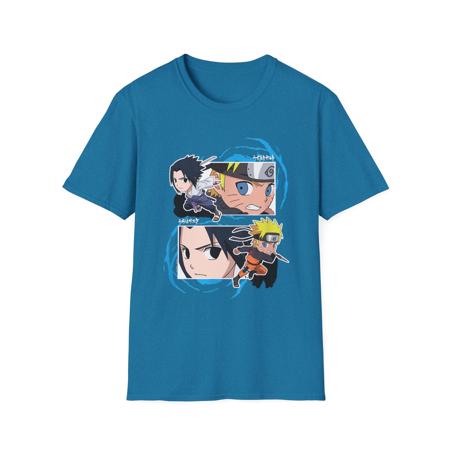 Anime naruto Adventure Unisex Softstyle T-Shirt - Naruto Characters Design