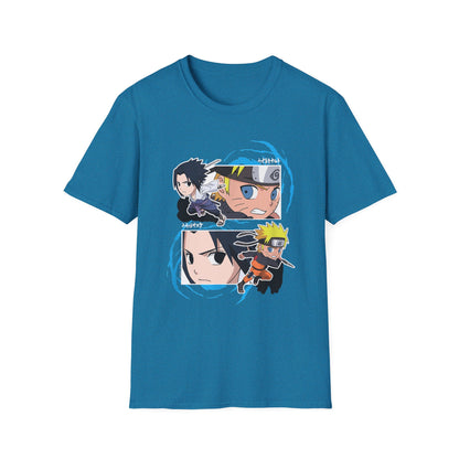 Anime naruto Adventure Unisex Softstyle T-Shirt - Naruto Characters Design