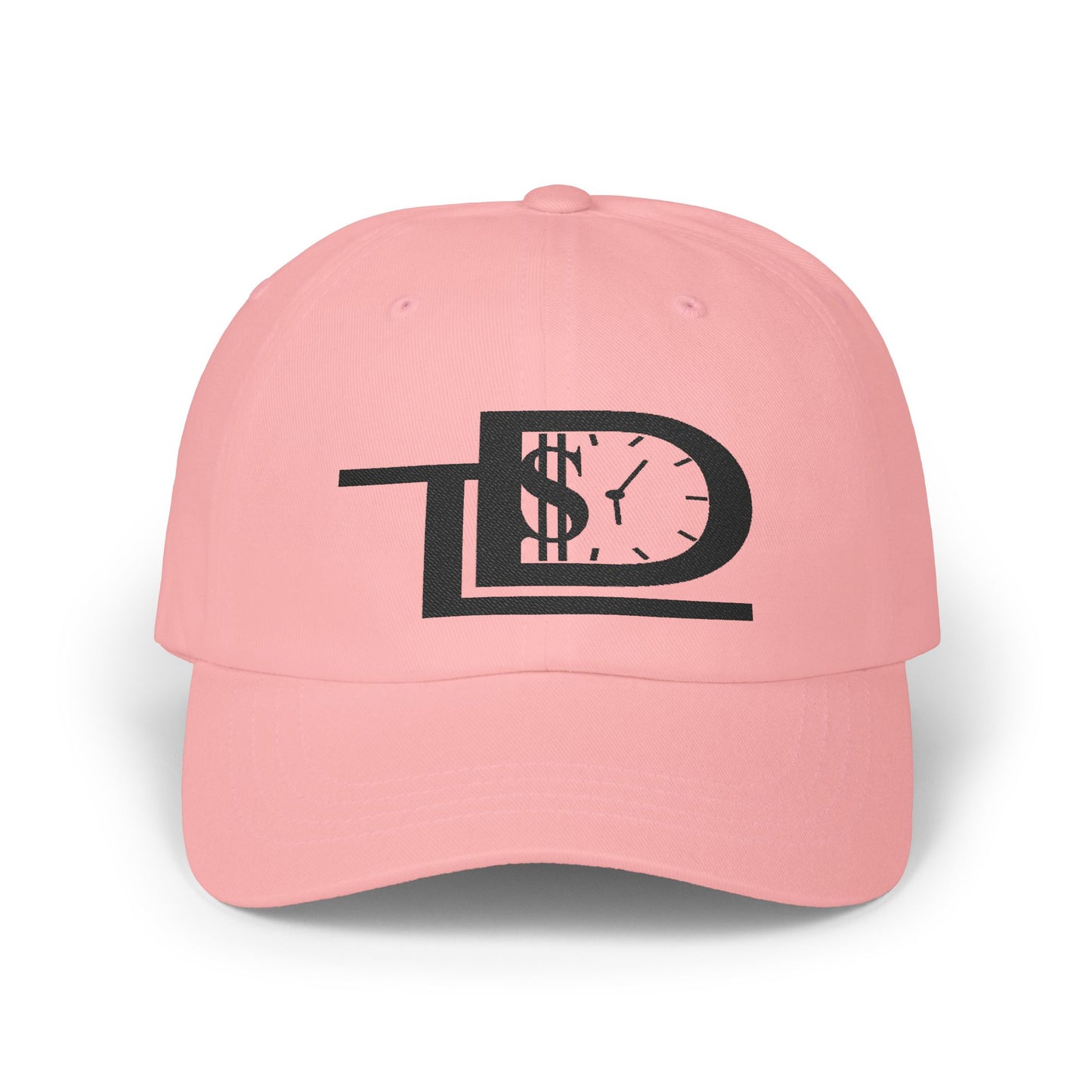 Classic Dad Cap with Dollar Clock Design | Trendy Unisex Hat, Gift for Father's Day, Stylish Everyday Accessory, Adjustable Cap