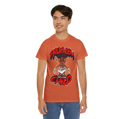 Problem Child Unisex Heavy Cotton Tee - Bold Graphic for Streetwear Lovers