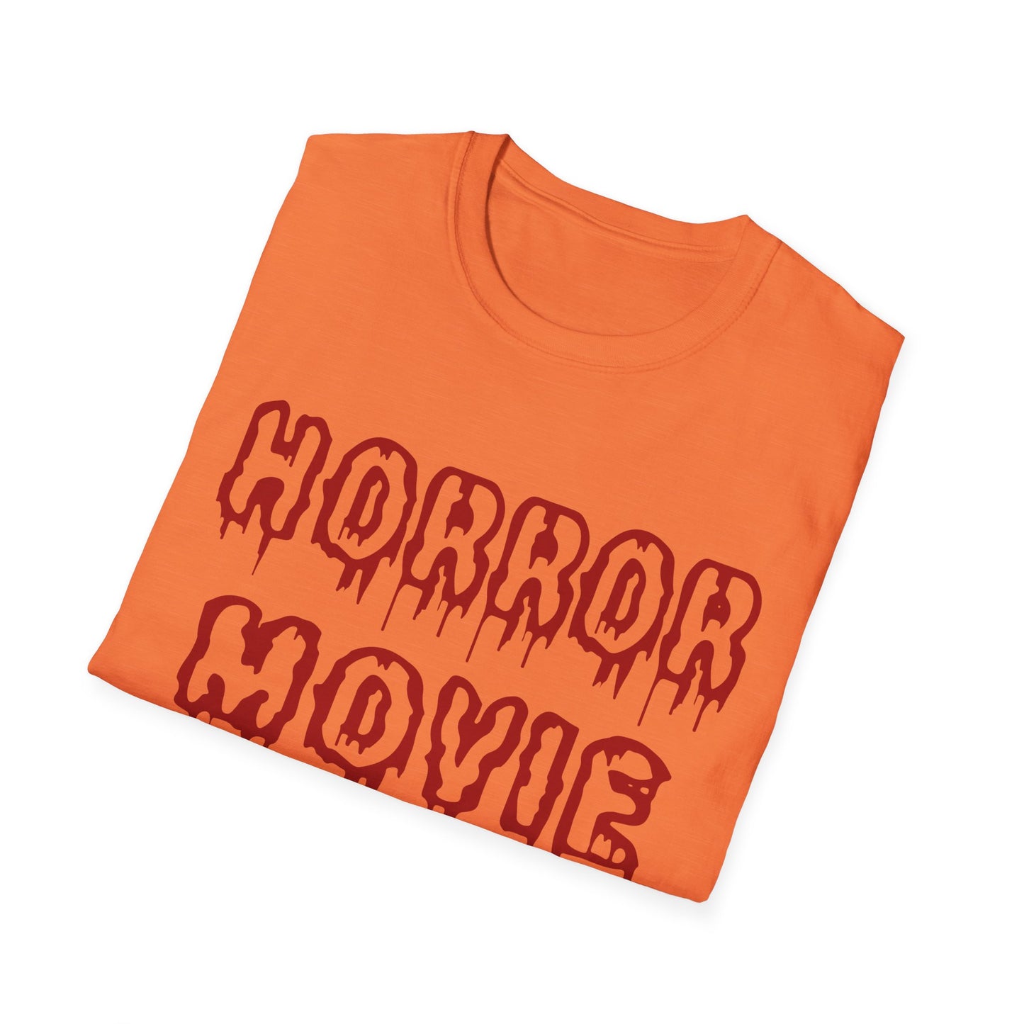Unisex Horror Movie Addict T-Shirt – Perfect for Halloween, Movie Nights, Gifts for Cinephiles, Casual Wear, Comfortable Style