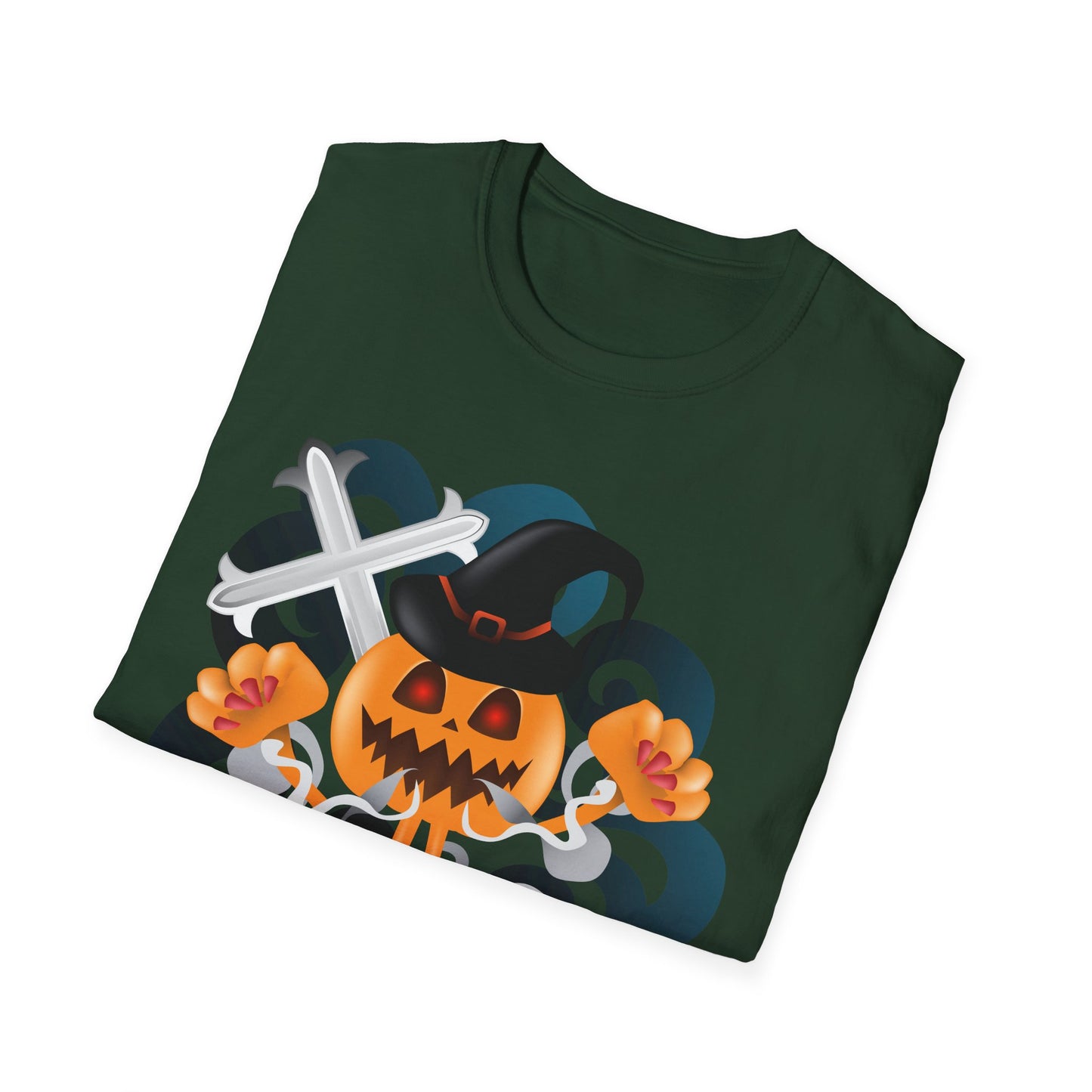Halloween Pumpkin Graphic Tee, Unisex T-Shirt, Fall Fashion, Spooky Season Shirt, Trick or Treat Apparel, Casual Halloween Outfit