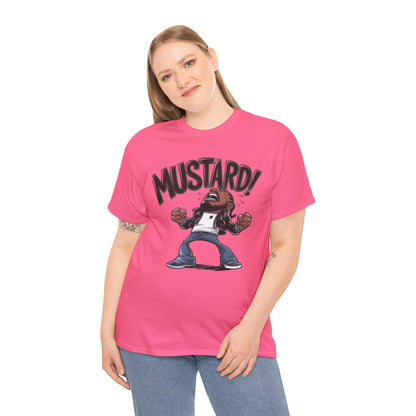 Mustard! Graphic Unisex Heavy Cotton Tee - Fun Casual Streetwear T-Shirt