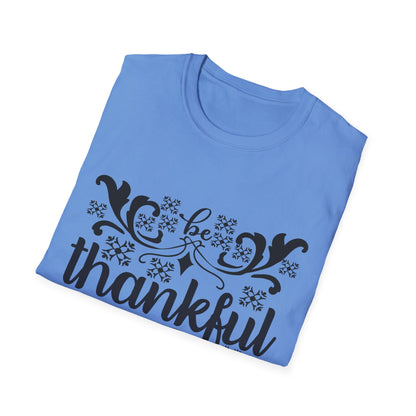 Thankful Unisex Softstyle T-Shirt - Fall Fashion, Thanksgiving Gift, Casual Wear, Gratitude Tees, Everyday Comfort