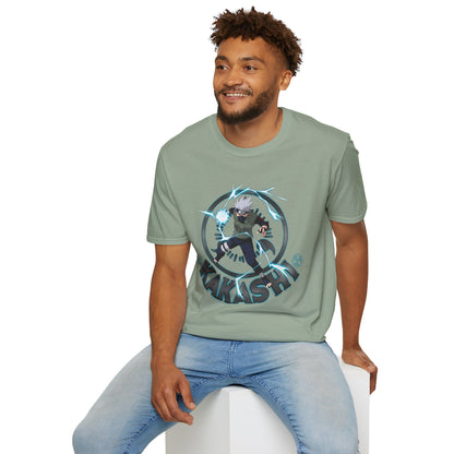 Kakashi Unisex Softstyle T-Shirt - Perfect for Anime Fans