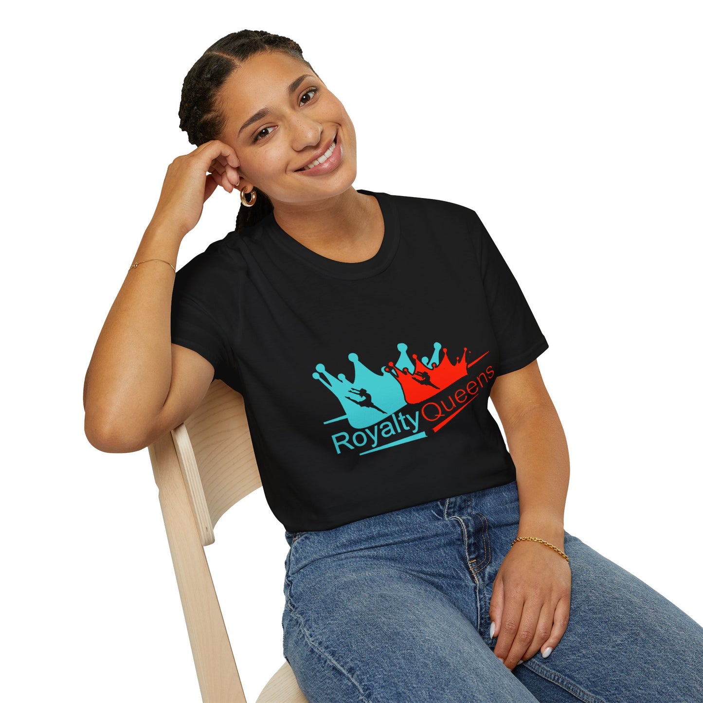 Royalty Queens Unisex Softstyle T-Shirt - Empowering Graphic Tee for Celebrations and Everyday Wear
