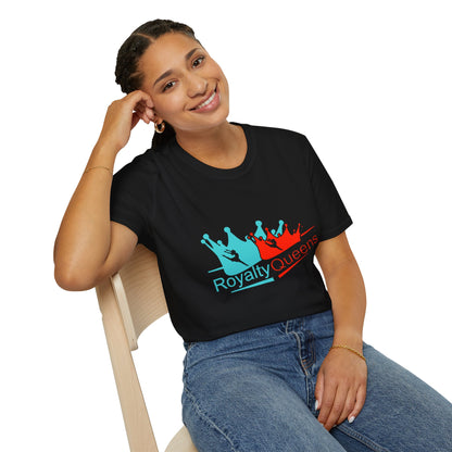 Royalty Queens Unisex Softstyle T-Shirt - Empowering Graphic Tee for Celebrations and Everyday Wear