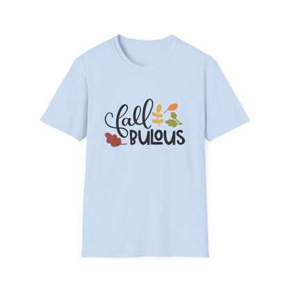 Fall Bulous Unisex Softstyle T-Shirt - Cozy Autumn Tee, Perfect for Thanksgiving, Fall Parties, Gift for Her, Seasonal Fashion