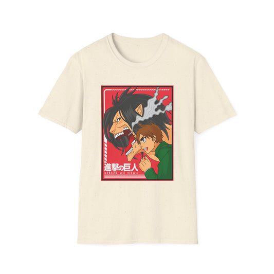 Anime-Inspired Unisex Tee - Softstyle T-Shirt, Casual Gift, Graphic Tee, Manga Apparel, Fan Merchandise