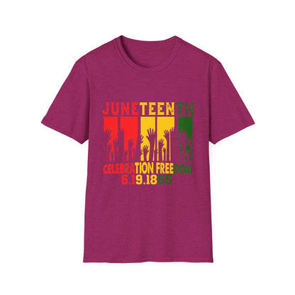 Juneteenth Celebration T-Shirt | Soft, Unisex, Freedom, Heritage, Cultural Pride, Gift, Commemorative Wear