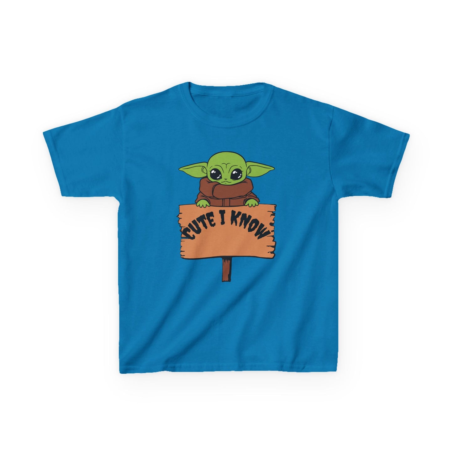 Cute Baby Alien Kids Tee - "Cute I Know" Design for Trendy Kids