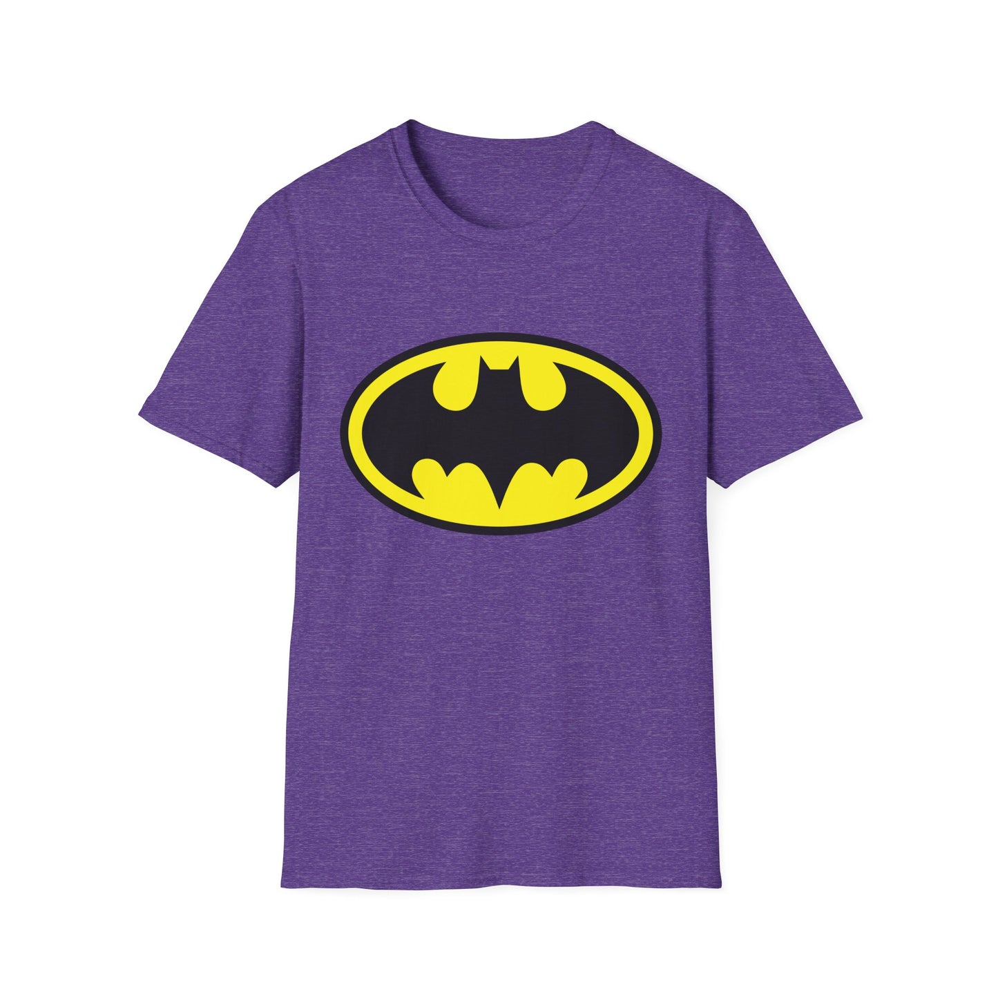 Batman Logo Unisex Softstyle T-Shirt | Fun Graphic Tee for Fans | Perfect Gift for Birthdays, Comic Con, Halloween
