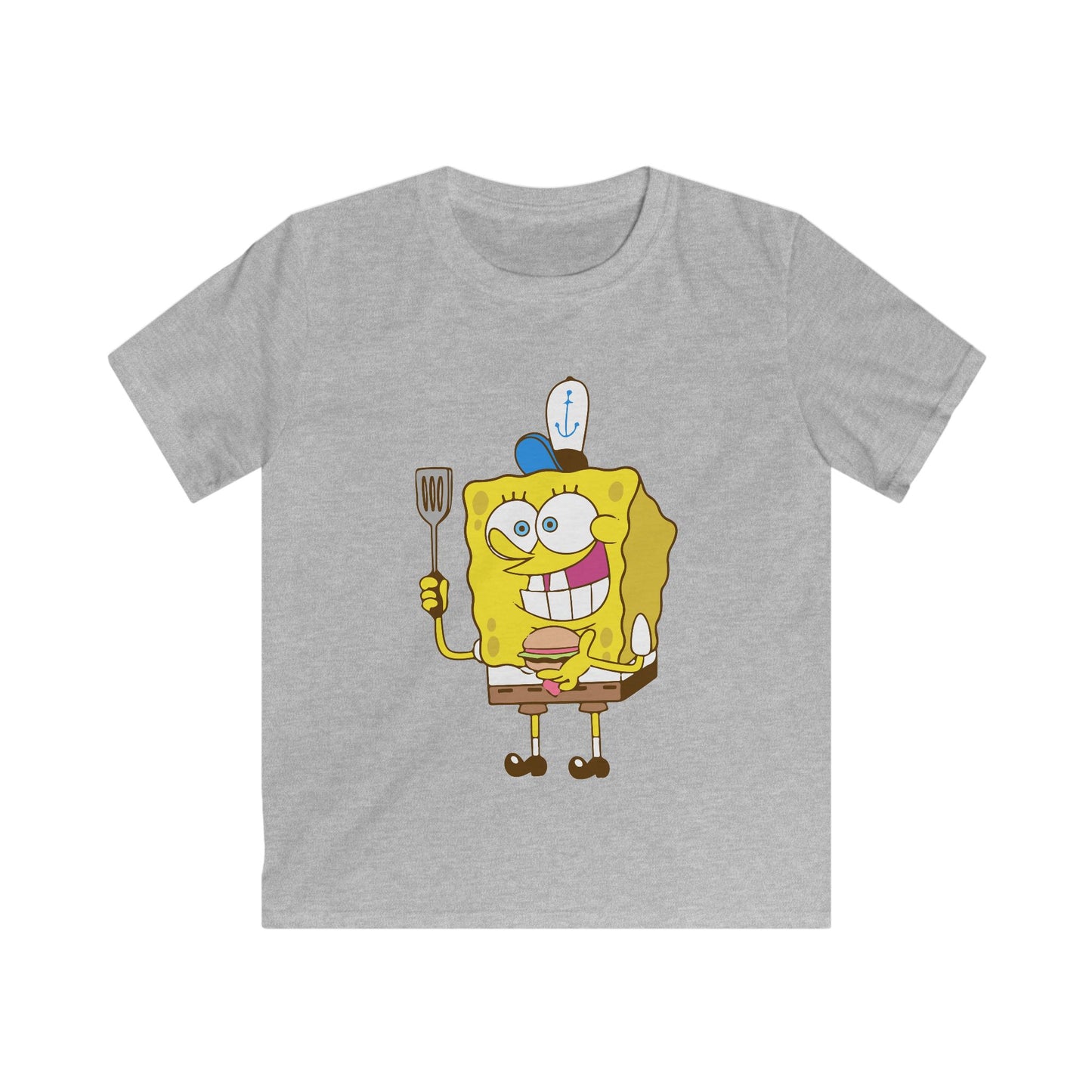 SpongeBob Kids Tee - Fun Graphic Shirt, Birthday Gift, Summer Outfit, Cartoon Lover Apparel, Playful Fashion