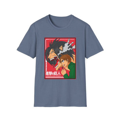 Anime-Inspired Unisex Tee - Softstyle T-Shirt, Casual Gift, Graphic Tee, Manga Apparel, Fan Merchandise