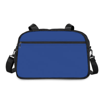 Blue Fitness Handbag with Time Designs, Gym Tote, Workout Bag, Sporty Accessories, Stylish Sling Bag, Unique Sports Gear