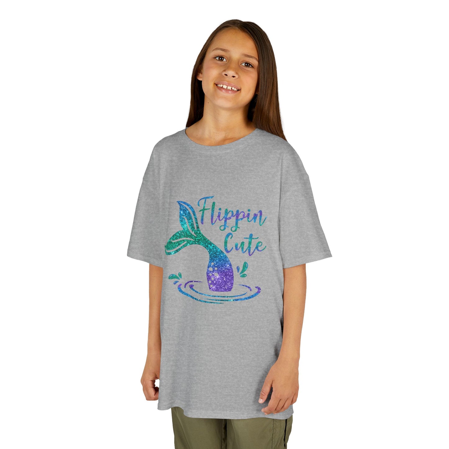 Flippin Cute Kids Tee - Colorful Whale Design for Fun-loving Children