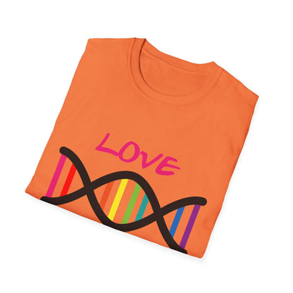 Love Yourself LGBTQ+ Pride T-Shirt, Unisex Rainbow Tee, Softstyle Shirt for Self-Care, Supportive Gift for Friends, Perfect for Pride Month
