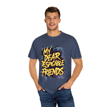 Despicable Friends Graphic Tee, Unisex T-Shirt, Casual Wear, Gift for Friends, Fun Statement Shirt, Graphic Tee for Fans
