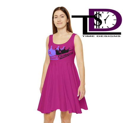 Royalty Queens Women's Skater Dress - Fun, Flirty Fashion, Party Dress, Casual Wear, Summer Outfit, Gift for Her