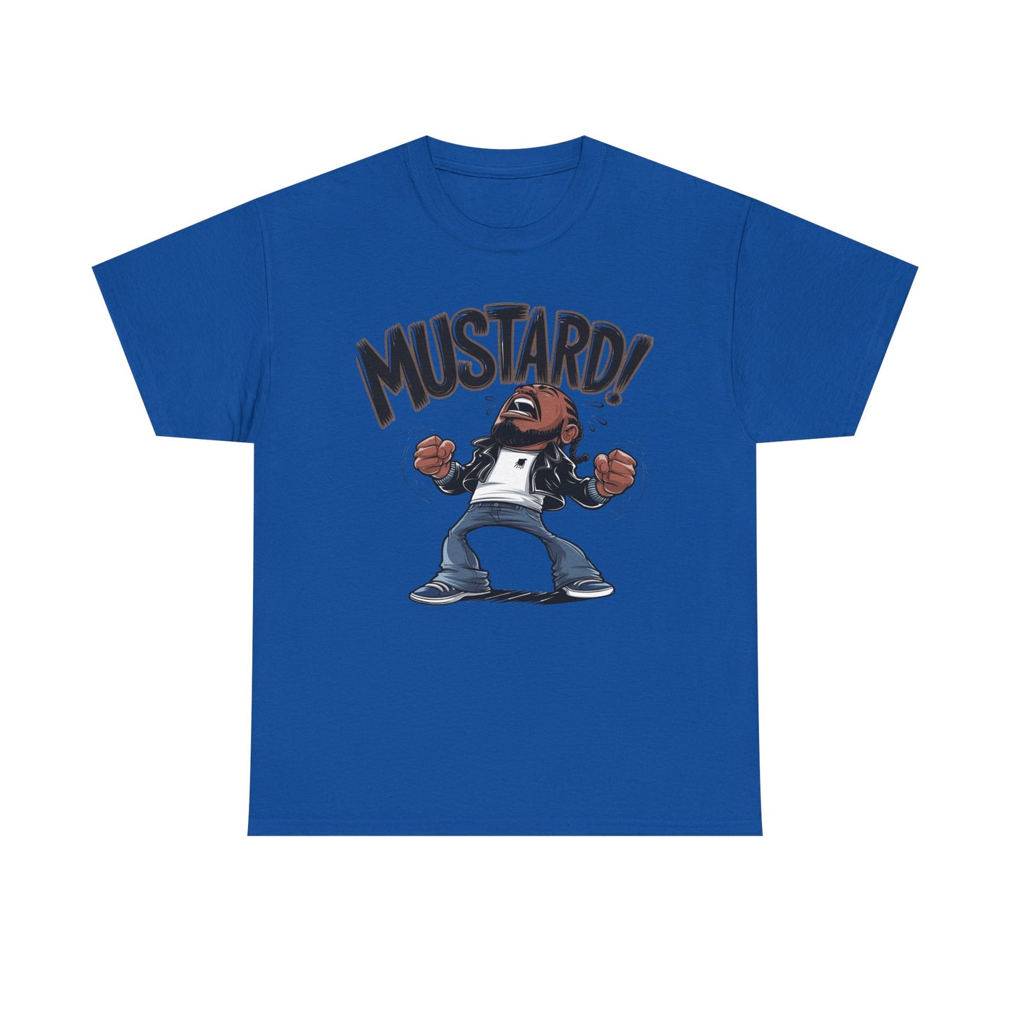 Mustard! Graphic Unisex Heavy Cotton Tee - Fun Casual Streetwear T-Shirt