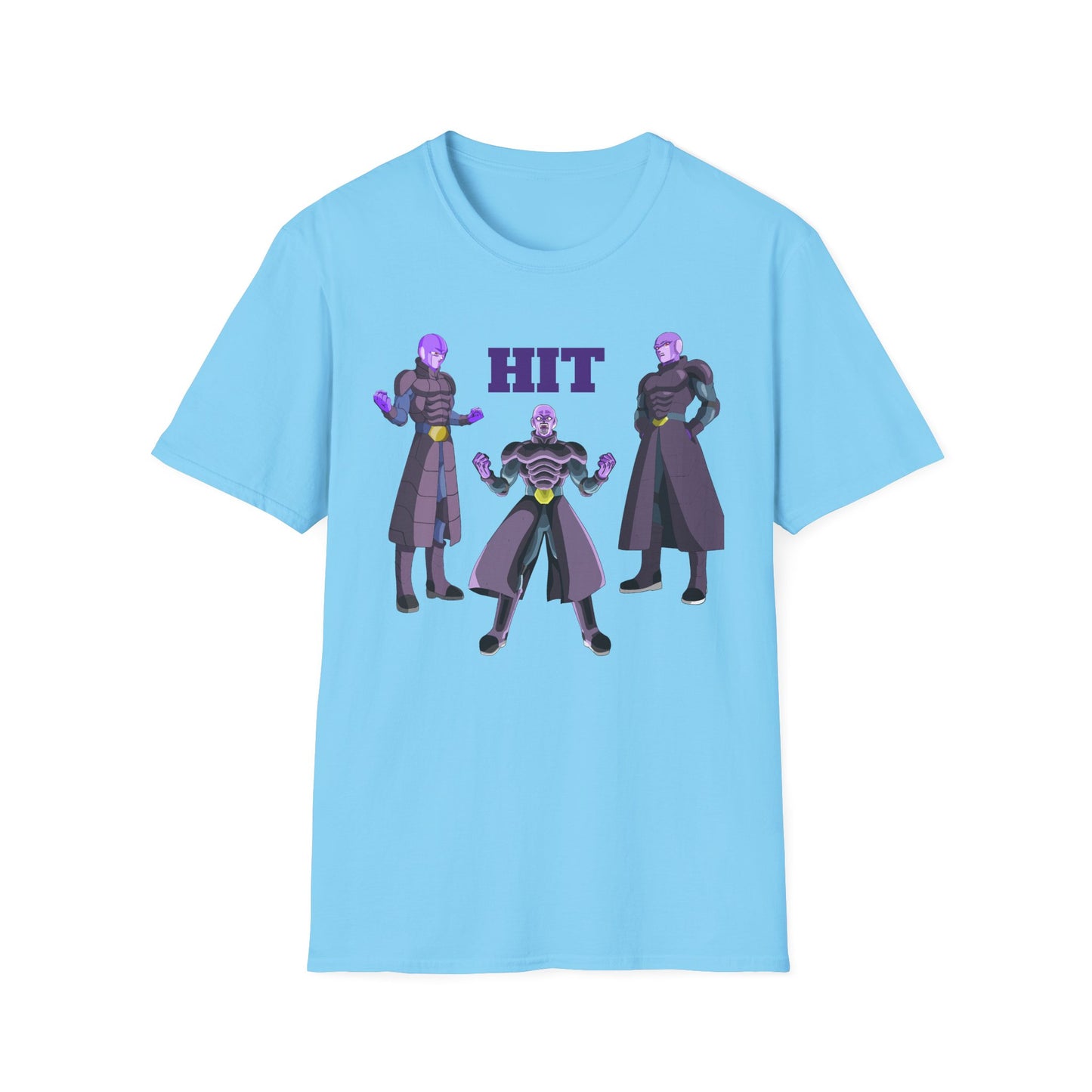 Unisex Softstyle T-Shirt - HIT Character Design for Anime Lovers