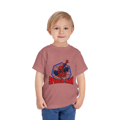 Spider-Man Toddler T-Shirt, Cute Kids Tee, Superhero Birthday Gift, Child's Playwear, Cartoon Apparel