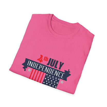 Independence Day Unisex T-Shirt, 4th of July Tee, Holiday Shirt, Patriotic Apparel, Summer Celebration Wear