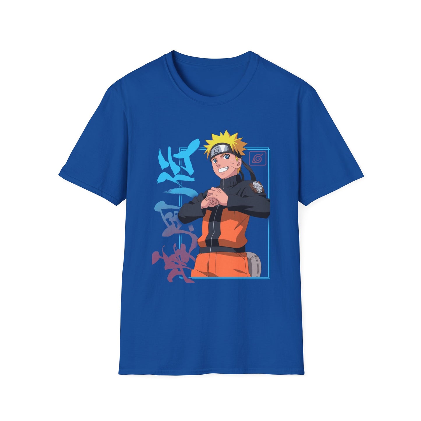 Anime-Inspired Unisex Softstyle T-Shirt - Naruto Design