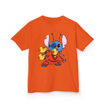 Colorful Kids Tee with Fun Cartoon Design