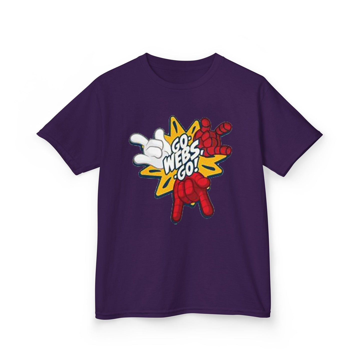 Kids Superhero Graphic Tee - Go Webs Go!