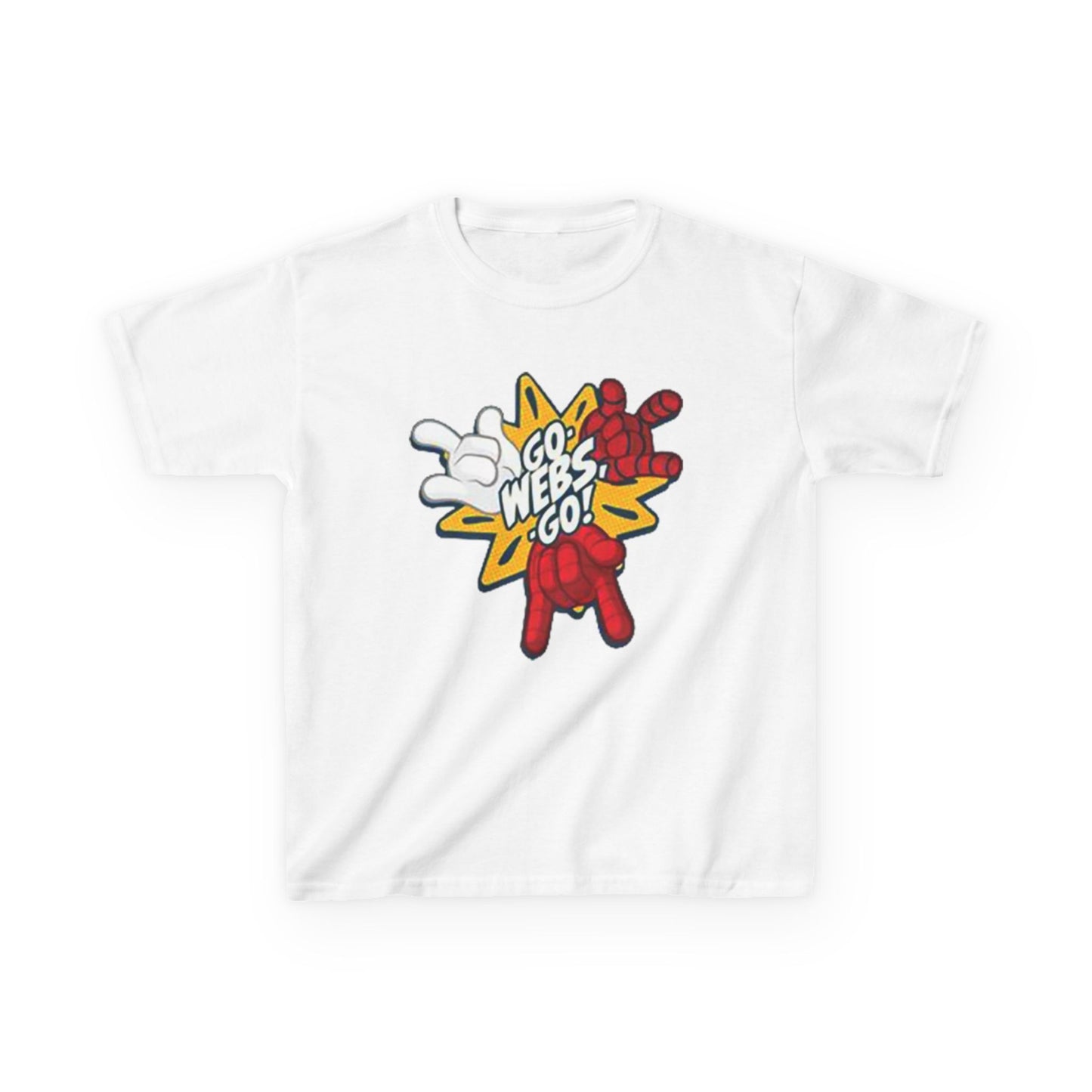 Kids Superhero Graphic Tee - Go Webs Go!