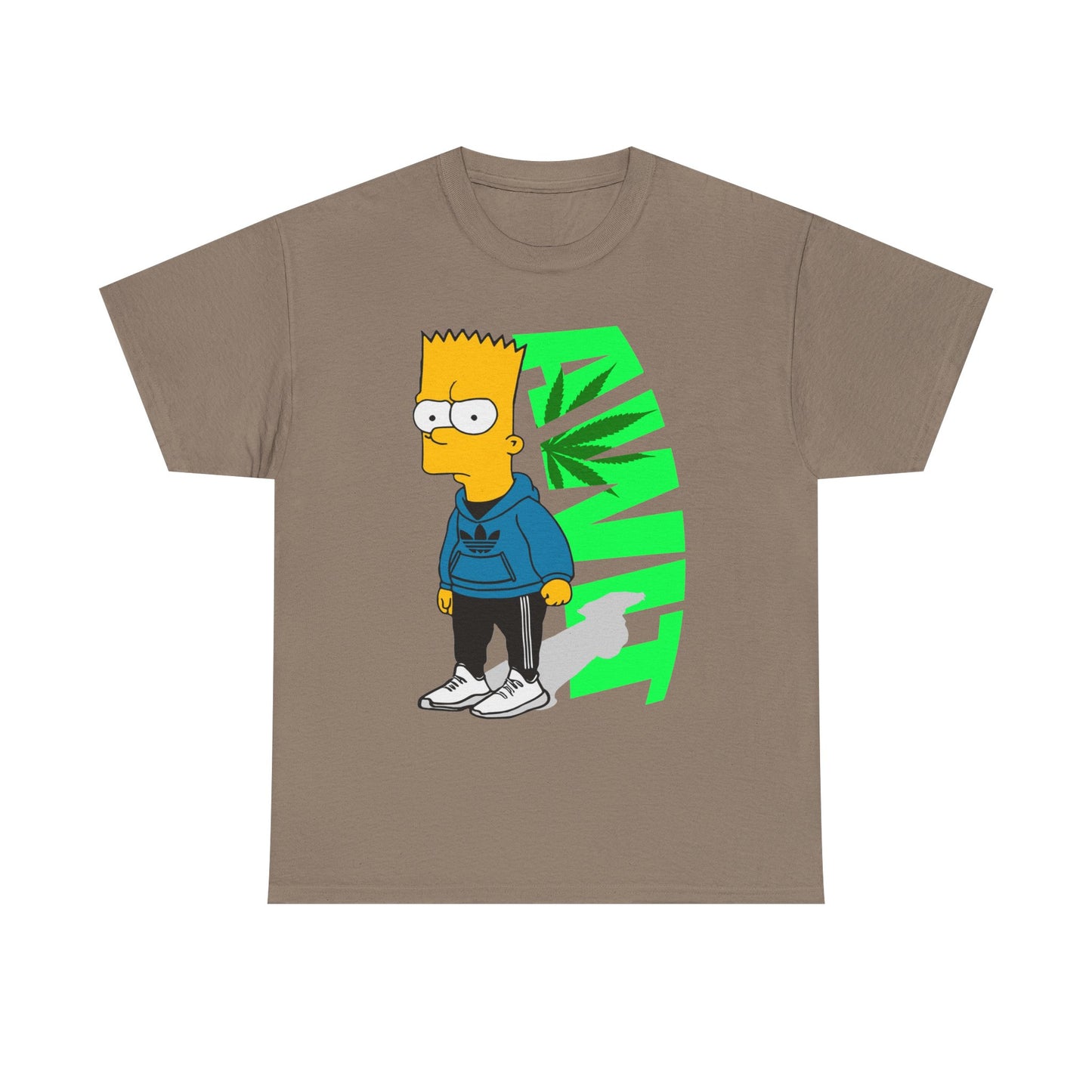 Bart Simpson Cannabis Vibe Unisex Heavy Cotton Tee