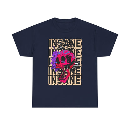 Edgy Skull Art Unisex Heavy Cotton Tee - Perfect for Alternative Fashion Lovers