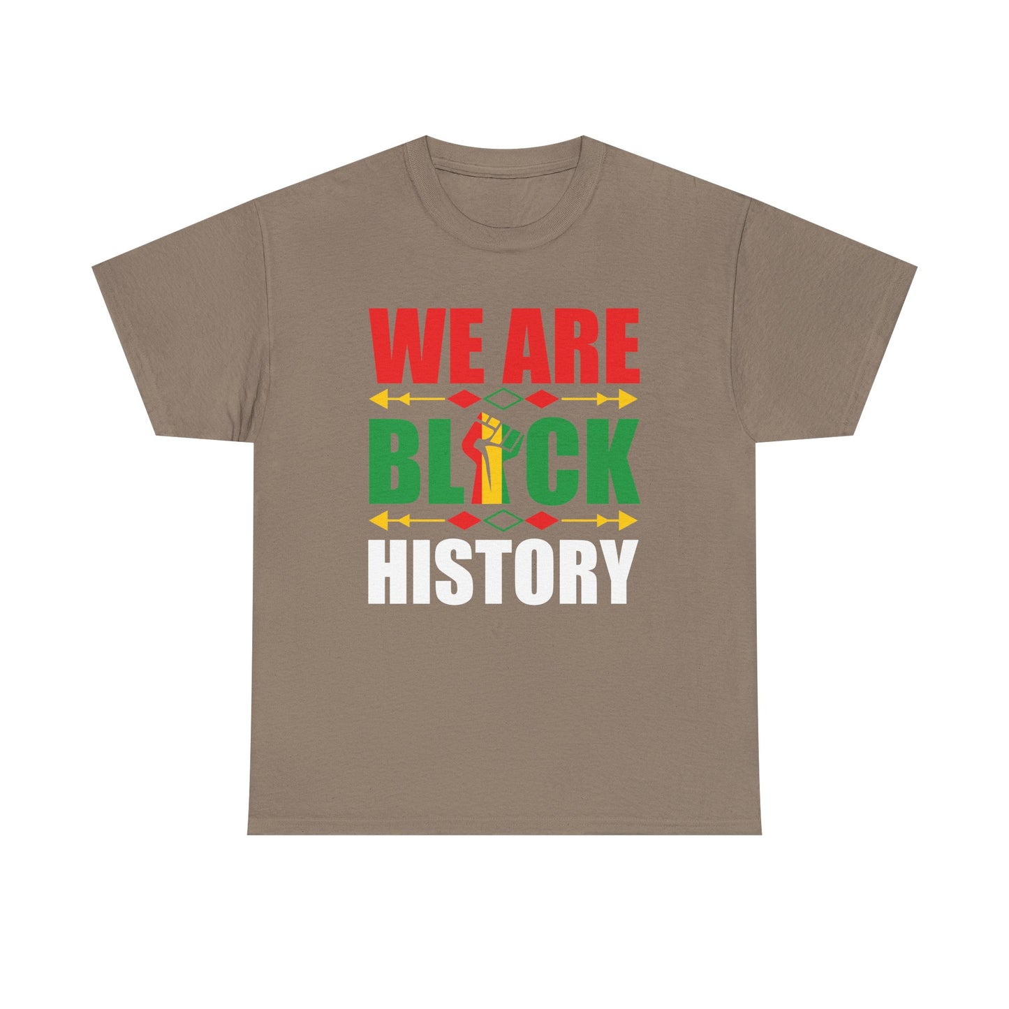 Unisex Heavy Cotton Tee - WE ARE BLACK HISTORY - Statement Tee, Celebrate Black History Month, Cultural Pride Apparel, Gift for [...]