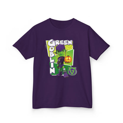 Kids Green Goblin Tee - Fun Halloween T-Shirt for Kids