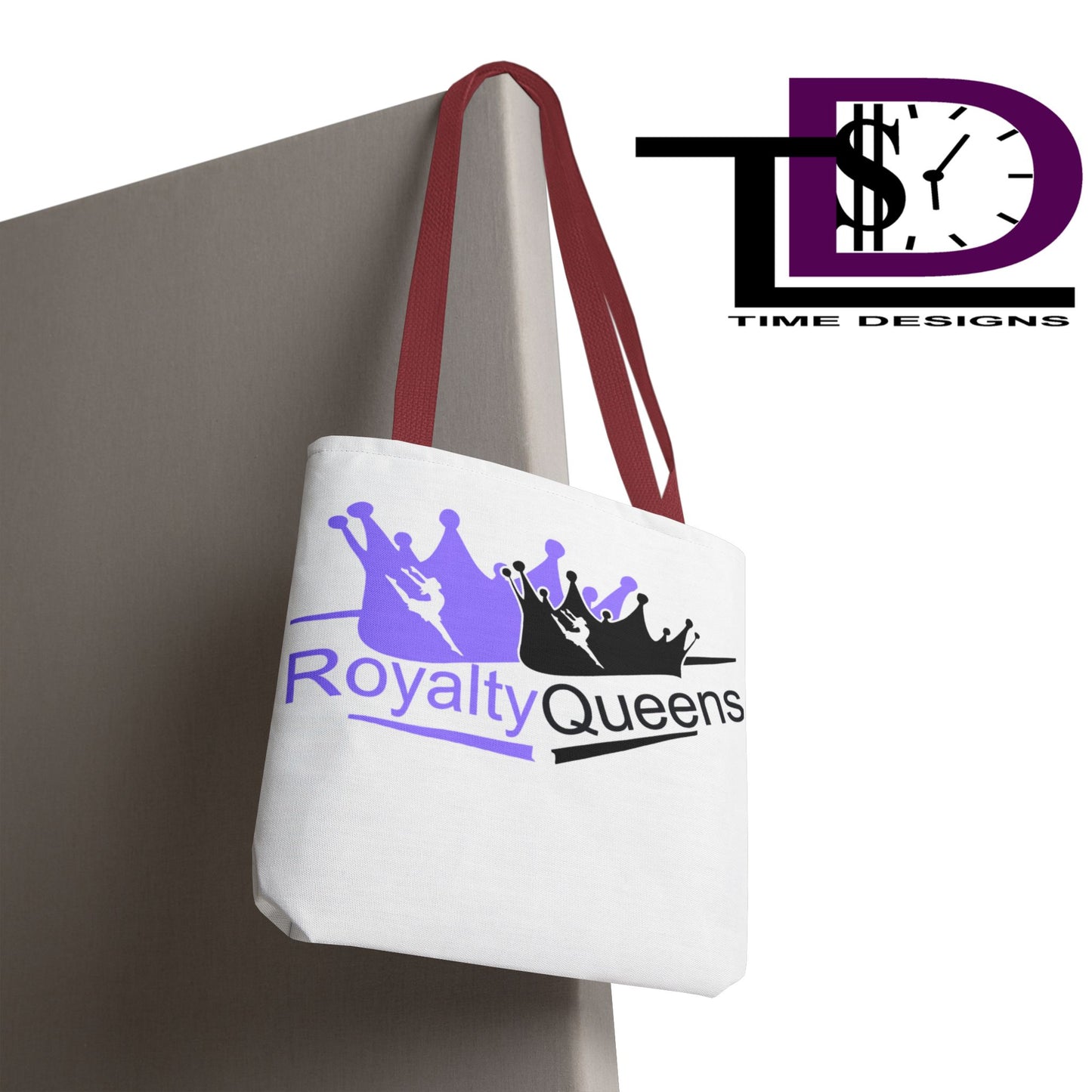 Royalty Queens Tote Bag, Stylish Shopping Tote, Gift for Queens, Dance Enthusiast Bag, Birthday Tote, AOP Design