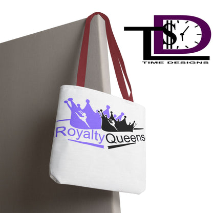 Royalty Queens Tote Bag, Stylish Shopping Tote, Gift for Queens, Dance Enthusiast Bag, Birthday Tote, AOP Design