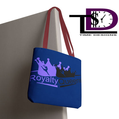 Royalty Queens Tote Bag | Stylish Everyday Carryall | Gift for Queens | Shopping, Beach, Travel, or Gym