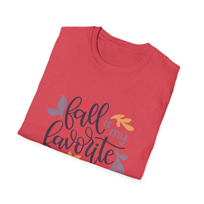 Fall is My Favorite Season Unisex T-Shirt | Autumn Tee, Seasonal Gift, Cozy Wear, Thanksgiving Apparel, Fall Fashion
